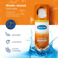 Sasmar Warming Personal Lubricant - Water - based lubricant - Conceive Plus®