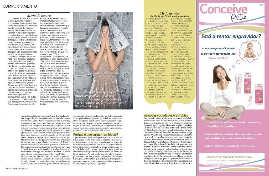 Conceive Plus featured in LuxWOMAN - Conceive Plus®