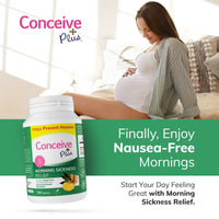 Morning Sickness Relief, 60 Capsules - Female fertility vitamins - Conceive Plus®