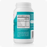 For Motility and Ovulation Support Bundle the image is showing side view of the Conceive Plus Ovulation Support US bottle / pack on a white background with Supplement Facts written in a white table as will as other ingredients and information written about suggested use in the lower half of the product label outside the table