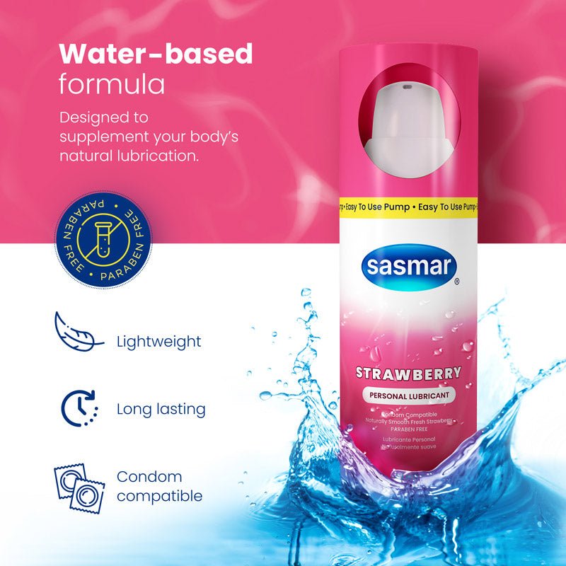 Strawberry Flavored Personal Lubricant - Water - based lubricant - Conceive Plus®