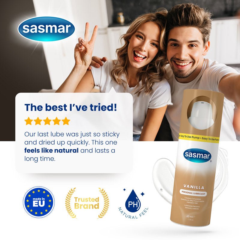 Vanilla Flavored Personal Lubricant - Water - Based Lubricant - Conceive Plus®