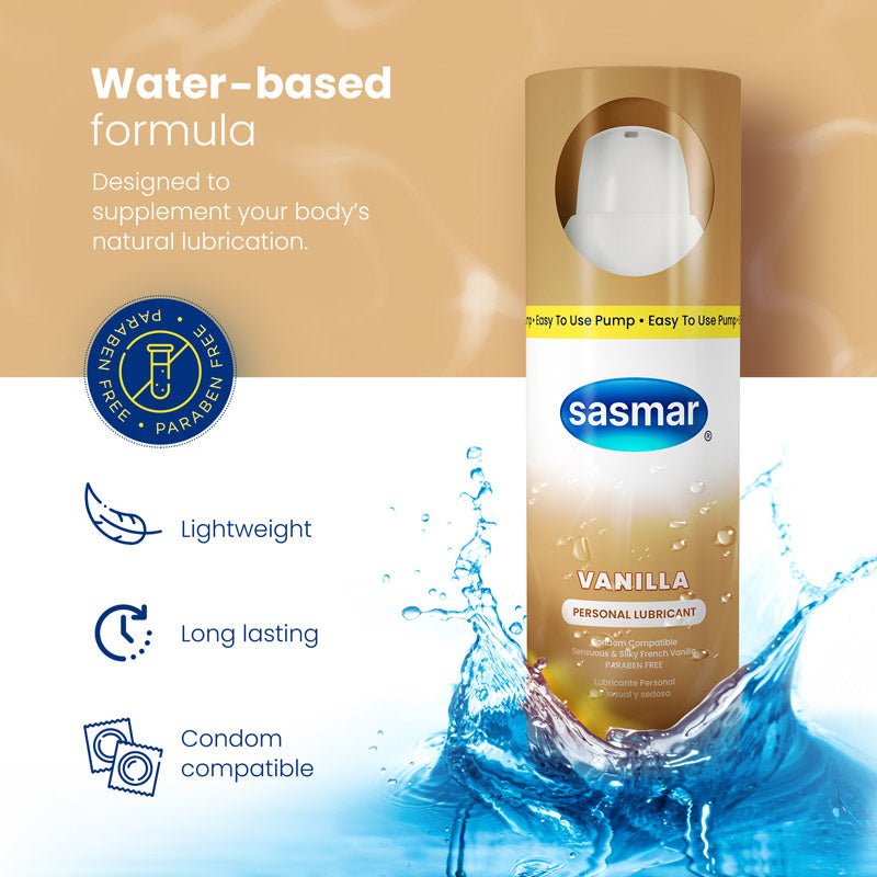 Vanilla Flavored Personal Lubricant - Water - Based Lubricant - Conceive Plus®