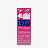 For Women's Fertility Support Bundle the side view image of the box of Conceive Plus Fertility Lubricant 3x4g Pre-filled Applicators on a white background. It contains information about clinical studies showing 99% sperm viability after 2 hours of using the fertility lubricant, and information about clinical use, cautions and ingredients of the lubricant. There is also a small blue box in the upper middle of the tube box suggesting to use it with multi-use tube. The box is placed in the middle of the frame