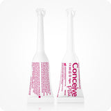 The image of two Conceive Plus Fertility Lubricant 3x4g Pre-filled Applicators placed side by side on a white background. One of the prefilled applicators has its front side towards the camera and the other one has its back towards the camera. Both of the prefilled applicators are placed in the center of the frame.