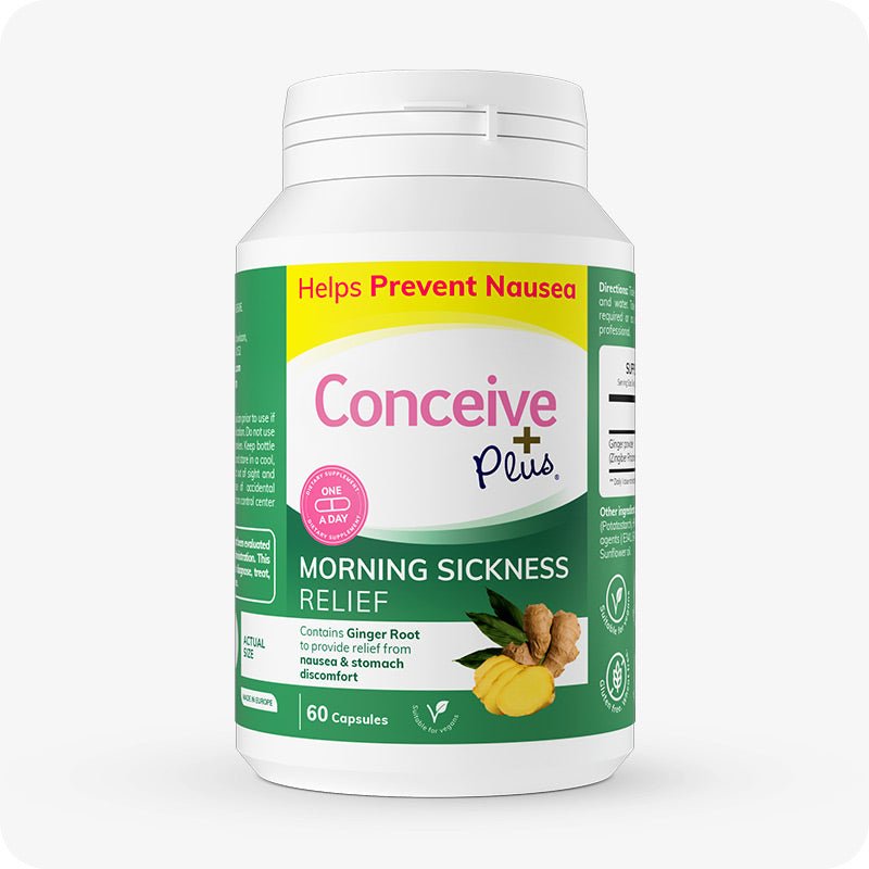 Morning Sickness Relief - Female fertility vitamins - Conceive Plus USA