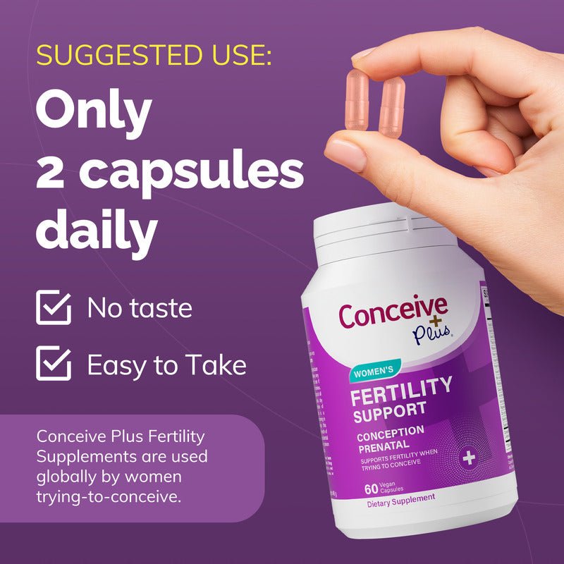 Women's Fertility Support - Fertility Vitamins For Women - Conceive Plus®